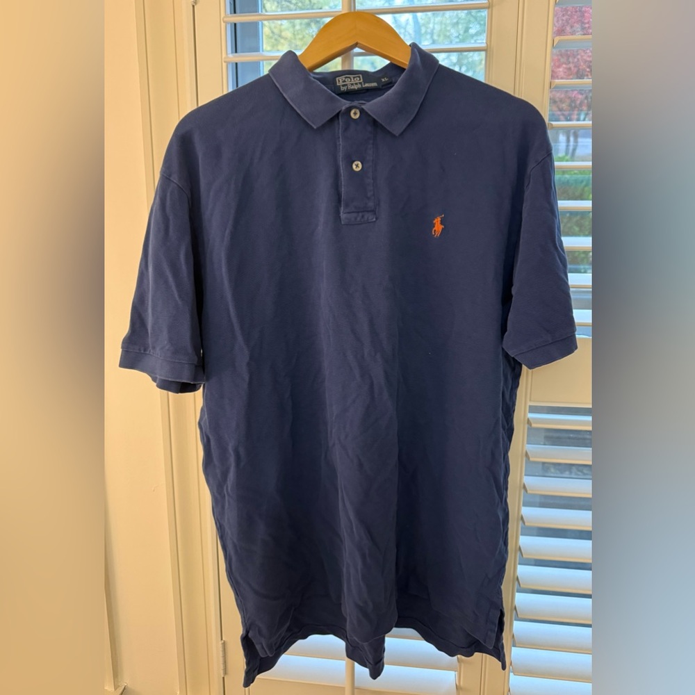 Polo by Ralph Lauren Men's Blue Polo Shirt